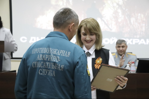 Торжественное мероприятие, посвященное 375-летию пожарной охраны России.