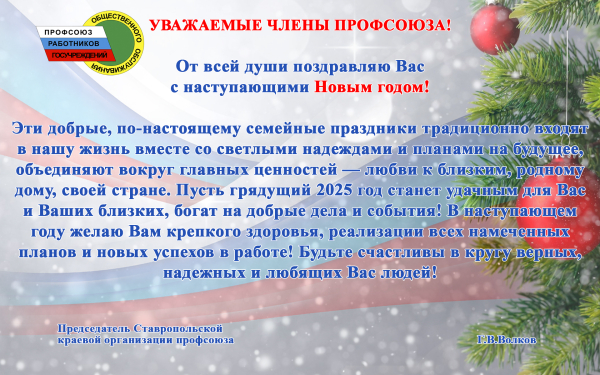 С наступающим Новым годом!